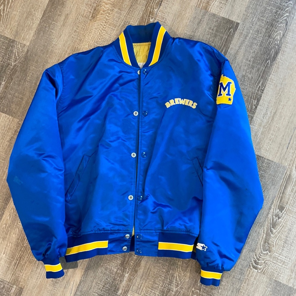 Milwaukee Brewers vintage XL Starter jacket.